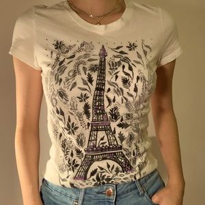 Aeropostale Paris Graphic Tee